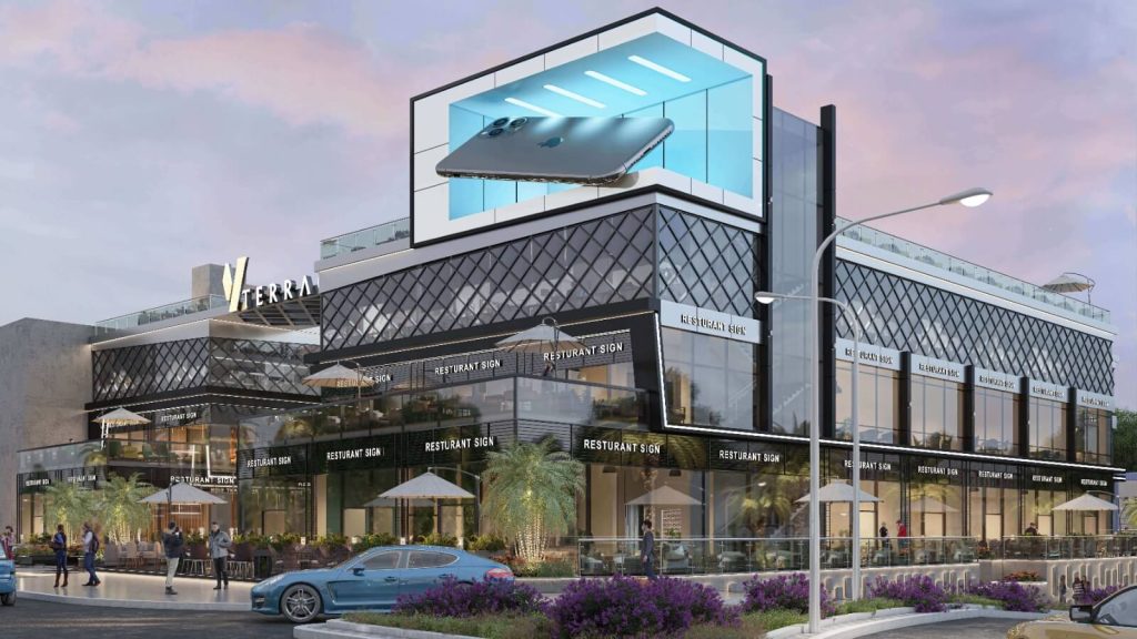 V Terrace Mall Front of AUC New Cairo - في تراس مول امام الجامعة الامريكية التجمع الخامس