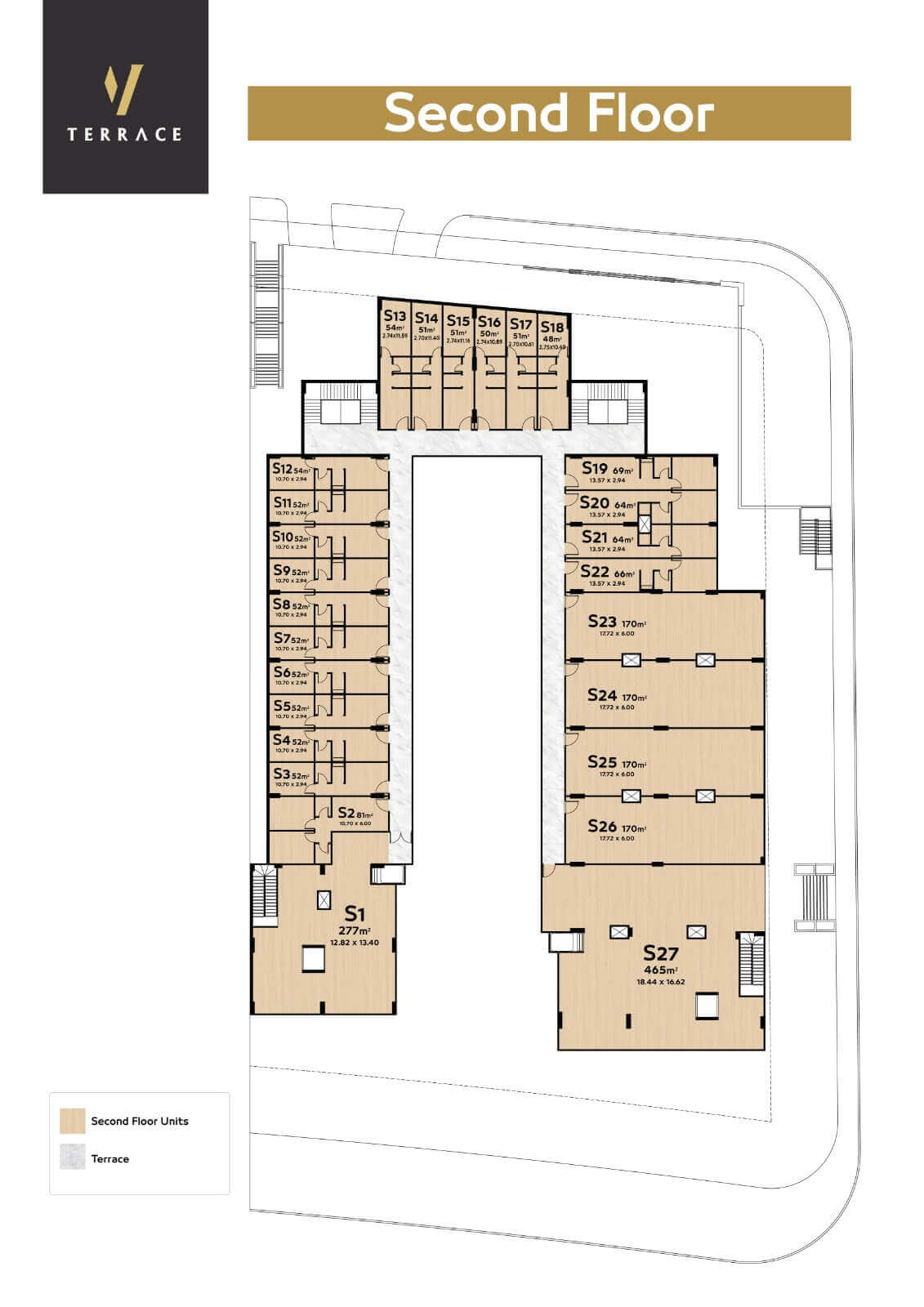 First floor V Terrace Mall New Cairo - الدور الأول في تراس مول التجمع الخامس